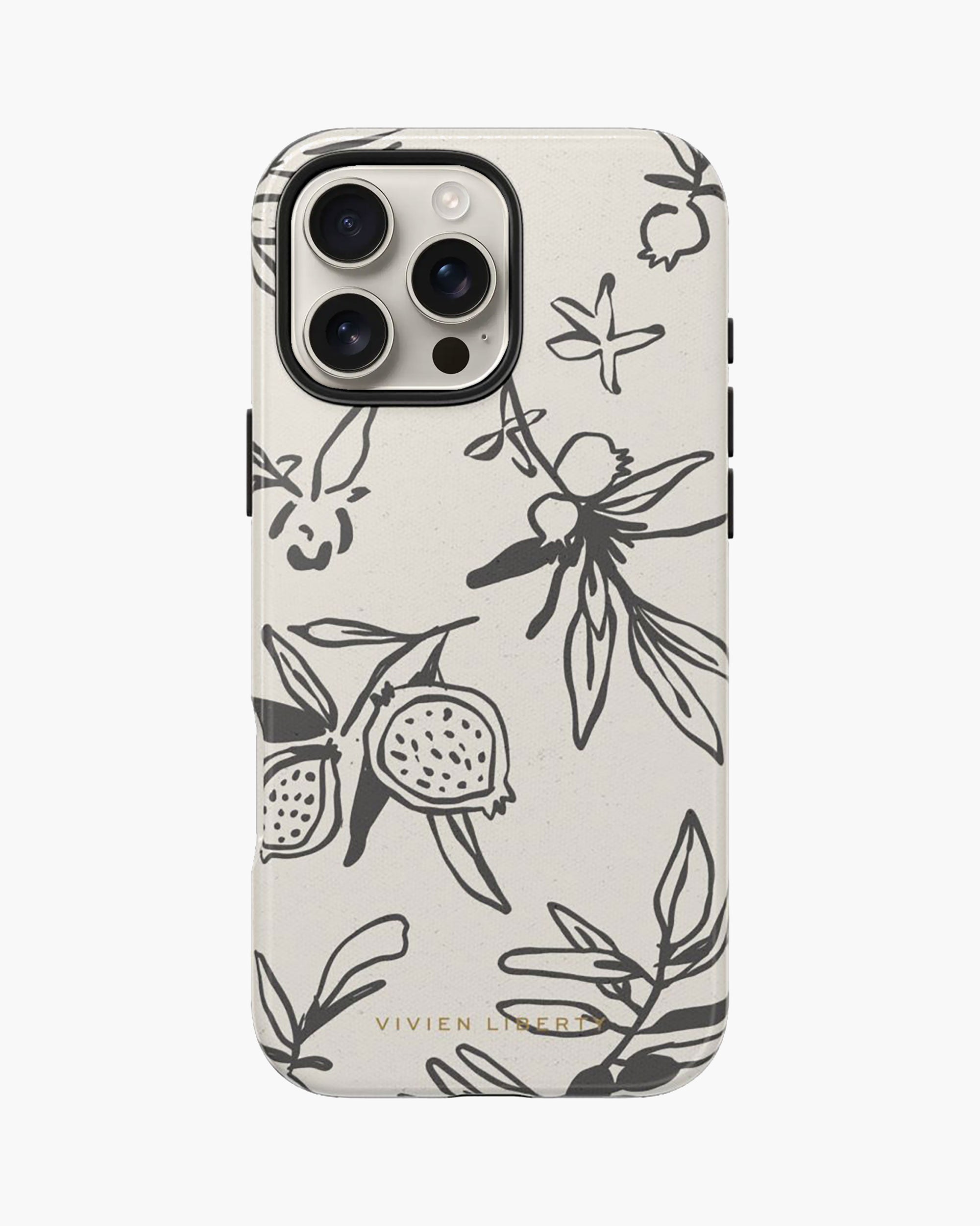 Best protective iphone case with hard cover, style is aesthetic, pretty, cute, neutral, beige, greige, leaves, minimal, boho, bohemian, farmhouse, floral battern, black and white, cream, hand drawn, plant lover.