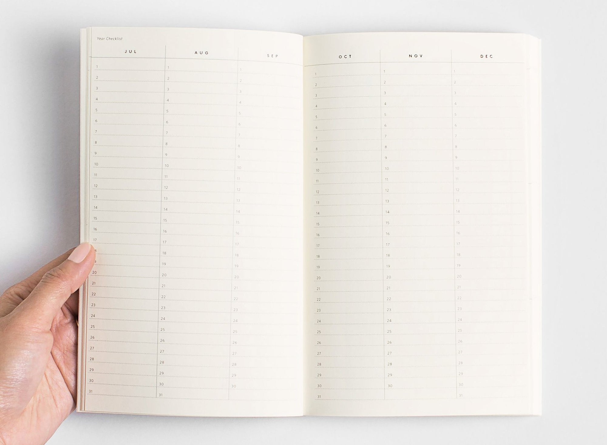 Undated Planner - Amelia - Black